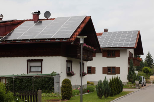 Quasi ogni edificio pubblico e privato di Wildpoldsried è ormai dotato di impianto fotovoltaico