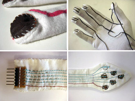 Esempio di applicazione degli E-Textile. Protesi per arto superiore