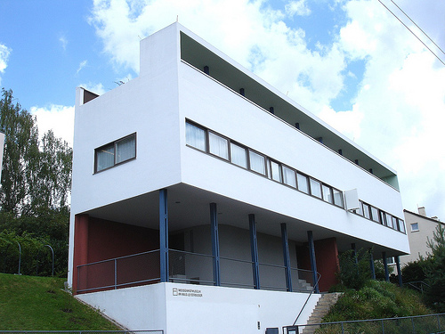 Weissenhof Museum. L'edificio progettato da Le Corbusier nel 1927