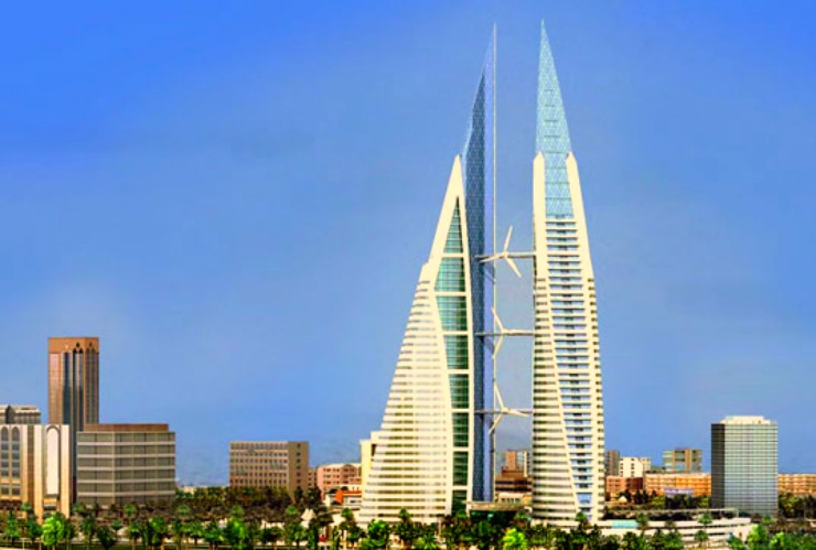La Bahrain World Trade Center negli Emirati Arabi