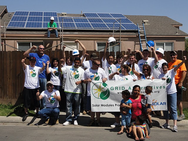(Casa ecosostenibile grazie a GRID Alternatives)