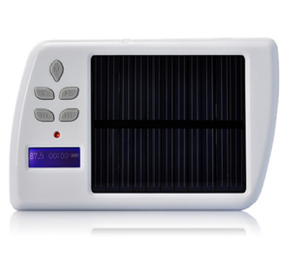 Il lettore mp3 solare tascabile Il lettore mp3 solare
