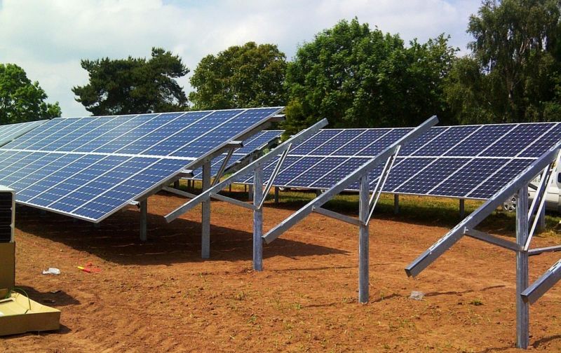 Impianto fotovoltaico su terra