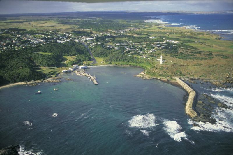 Un angolo della costa di King Island