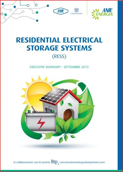 Copertina dello studio condotto da Anie Energia