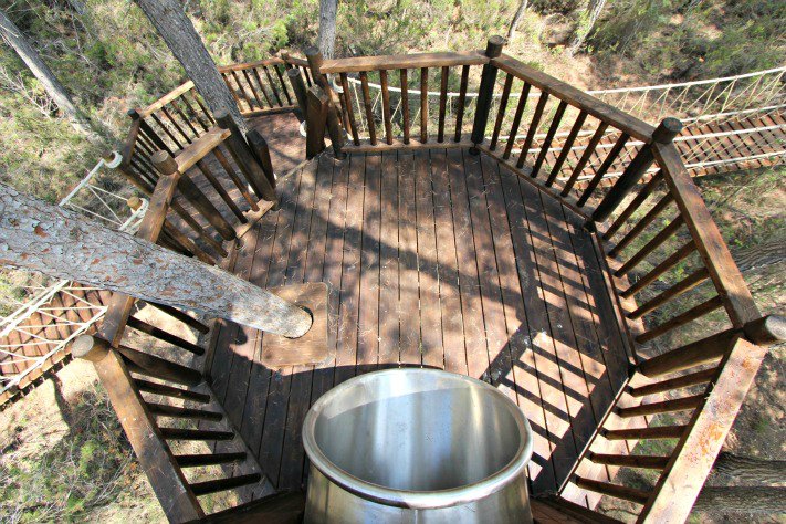 Il patio della Fibonacci Tree House