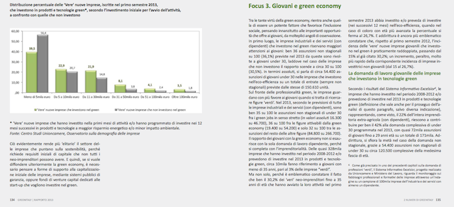 Il capitolo dedicato ai giovani del quaderno Greenitaly 2013