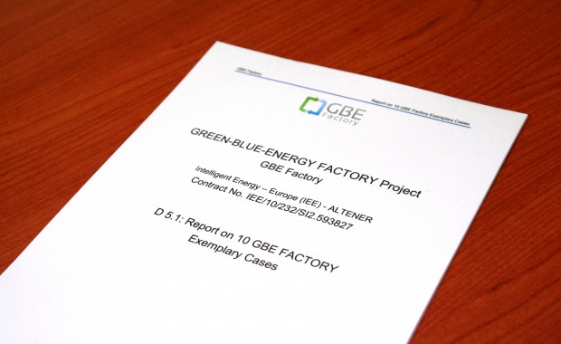 Il Green Blue Energy Factory &egrave; un progetto della Comunit&agrave; Europea che riguarda anche l'Italia