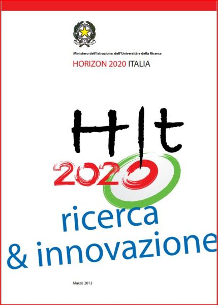 copertina del progetto Horizon Italia 2020