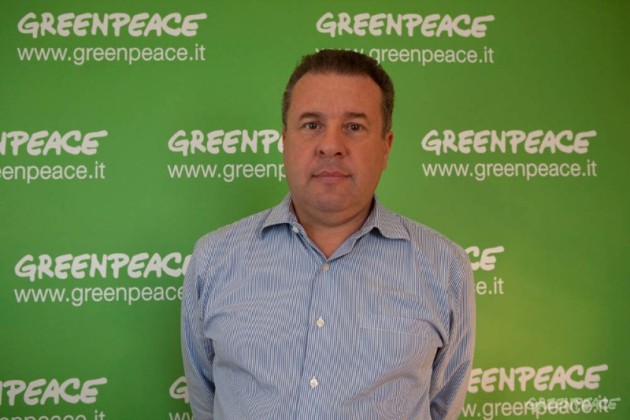 Il presidente nazionale di Greenpeace Giuseppe Onufrio