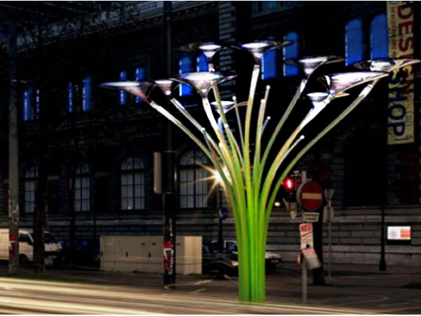 Il Solar Tree, prodotto della fantasia del designer Ross Lovegrove