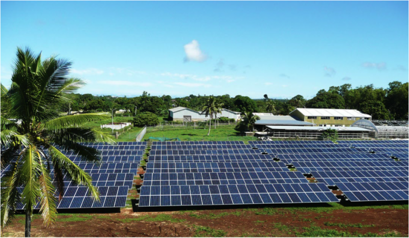 L'impianto fotovoltaico ibrido di Vava'u conta ben 1680 moduli solari