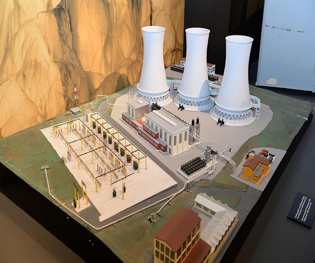 Plastico del Museo della Geotermia di Larderello Plastico geotermico