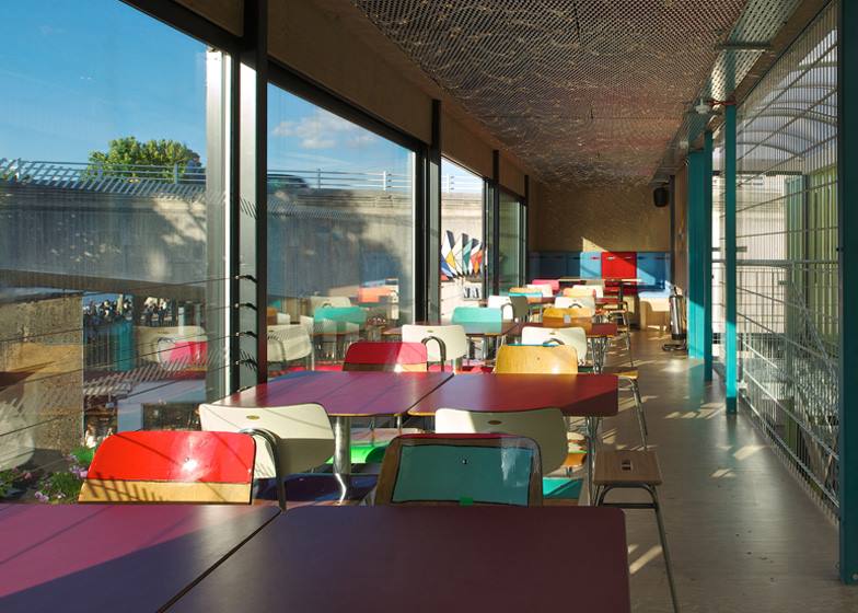 Interno del ristorante messicano a Londra