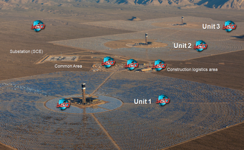 Ivanpah, le tre torri