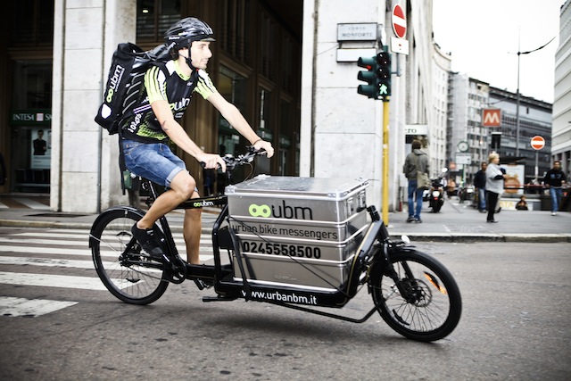La bicicletta cargo degli UBM