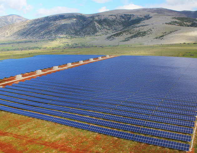 Un impianto fotovoltaico in Sud Africa