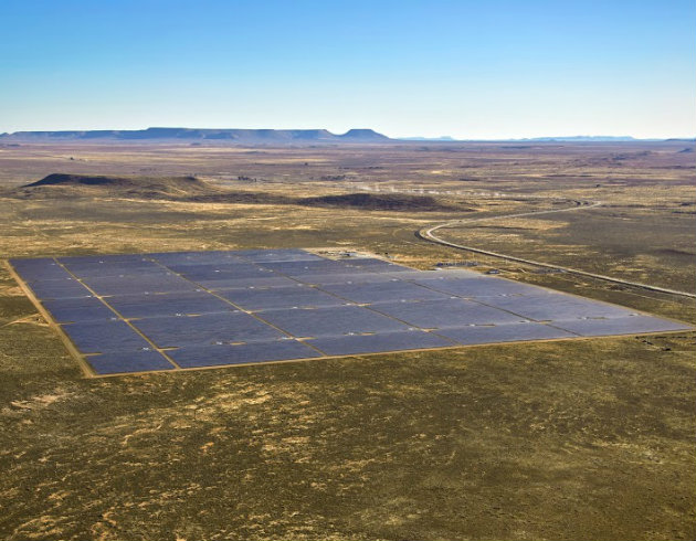 Un parco fotovoltaico realizzato in Sud Africa