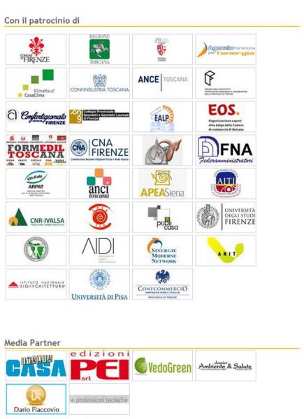 Klimahouse Toscana - patrocini e partners