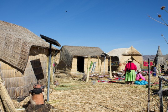 Un villaggio peruviano dotato di impianto fotovoltaico