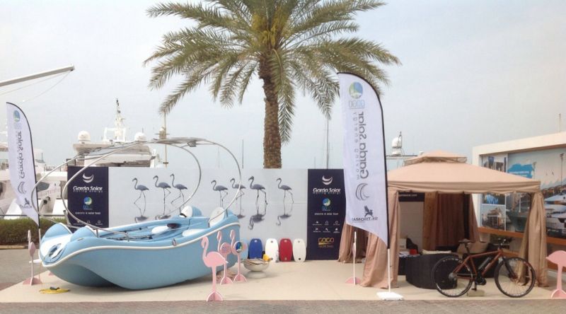 Lo stand espositivo della GardaSolar a Dubai