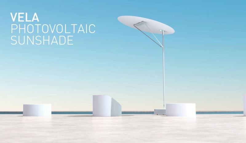 Vela Ombrellone fotovoltaico