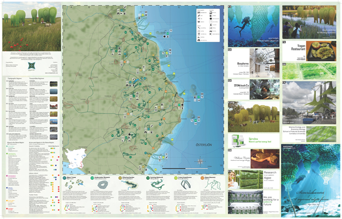 Mappa della nuova urbanizzazione di Simrishamn_ecoLogicStudio