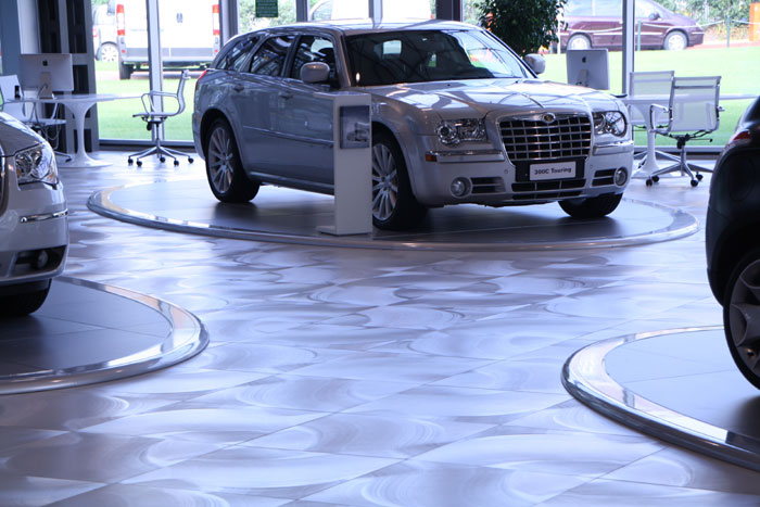 ACTIVE Clean Air & Antibacterial Ceramic_Applicazione nell'autosalone Mirafiori Motor Village_Torino