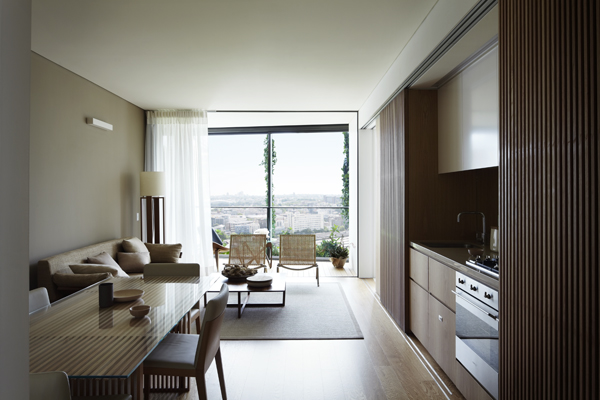 One Central Park East, esempio di interno