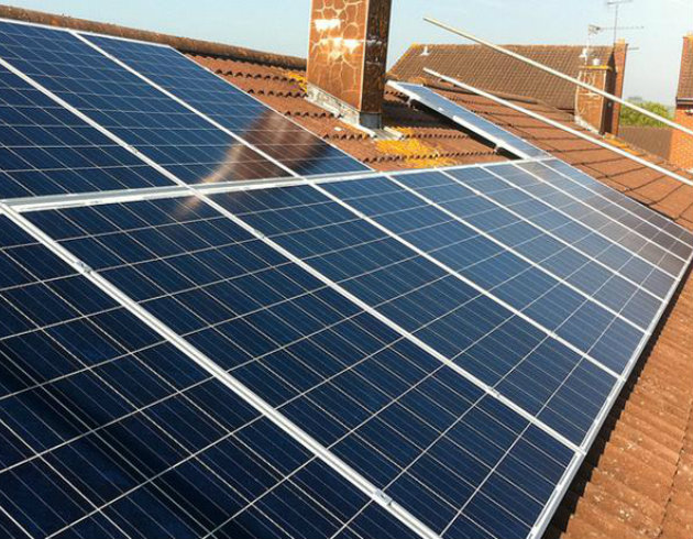Impianto fotovoltaico domestico su tetto