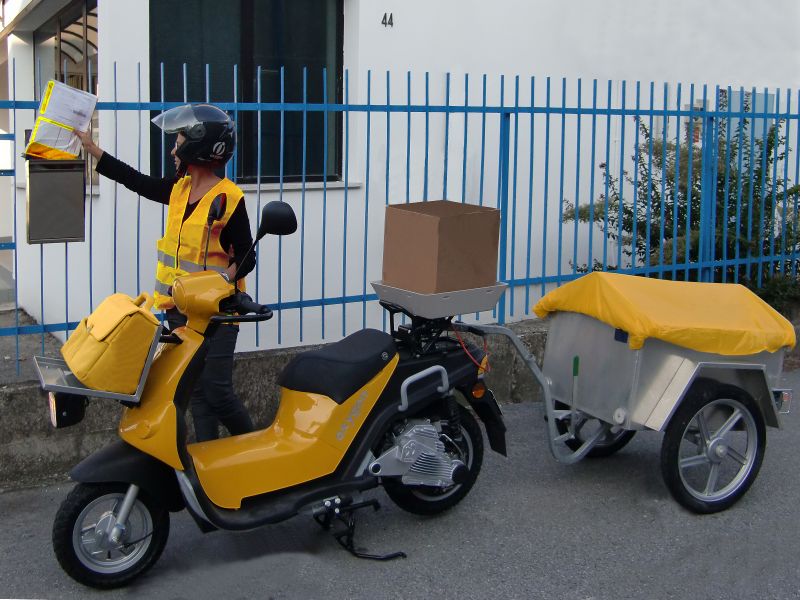 Scooter elettrico Oxygen_Utilizzato all'estero dai servizi postali