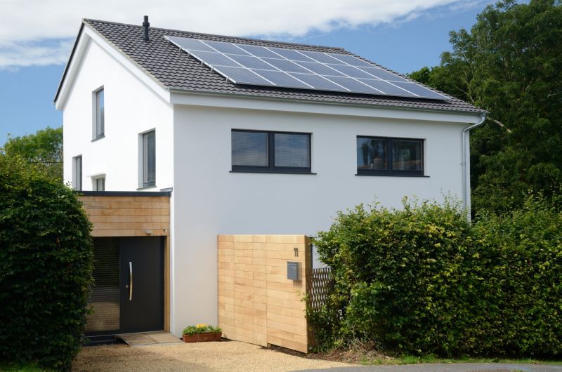 Gli edifici di Casale del Sole sono tutti dotati di impianti fotovoltaici e pannelli solari termici