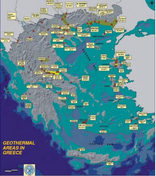 Sulla spinta dei finanziamenti europei, alcuni imprenditori stanno cercando di usare il potenziale geotermico della Grecia a sostegno del turismo