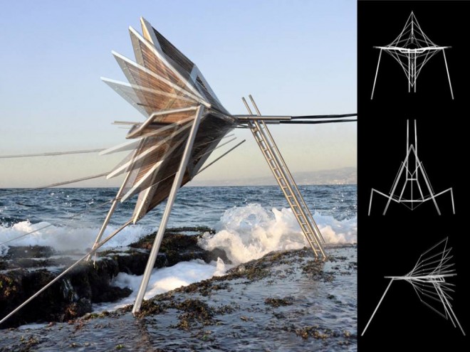 Il progetto dell'installazione marina