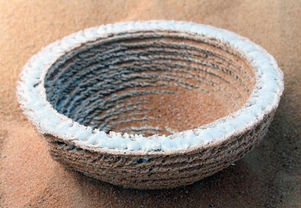 solar sinter vaso vetro