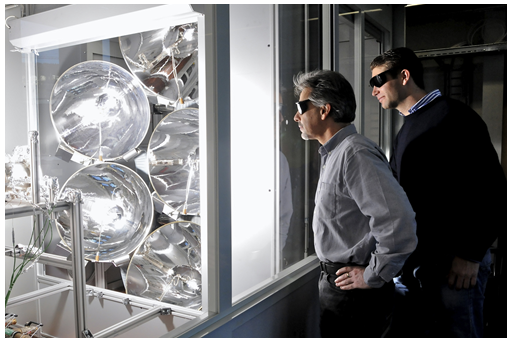 Solar-Jet. Dottorando Philipp Furler and Prof. Aldo Steinfeld 