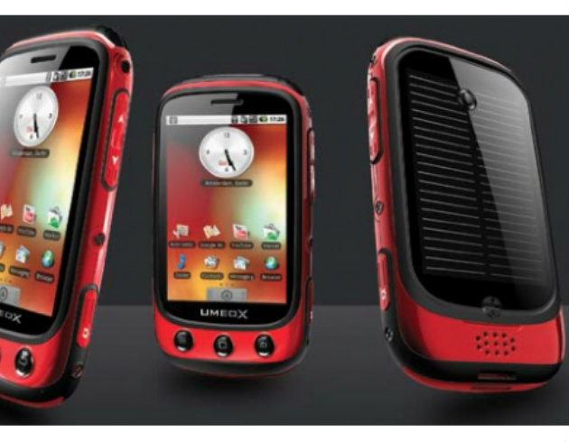 Smartphone con pannello solare integrato Smartphone con pannello solare integrato