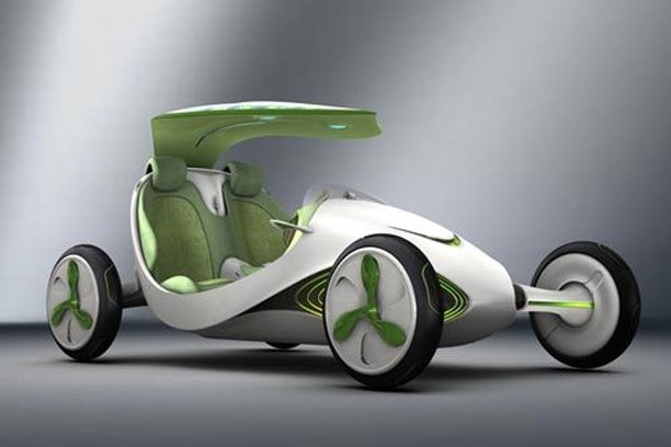 Leaf ricorda la forma di una foglia nel design ma anche nella capacit&agrave; di produrre ossigeno anzich&eacute; inquinamento