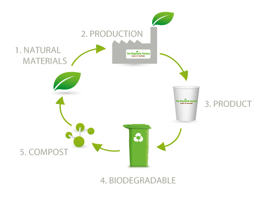 Ciclo della bioplastica