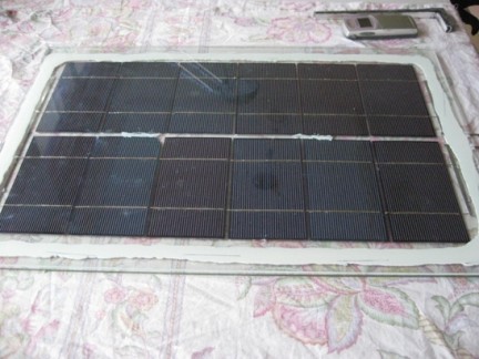 Chris van der Zwaal_Secondo pannello fotovoltaico autocostruito
