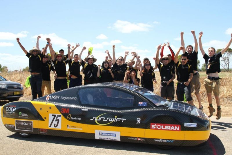 Sunswift Eve_Automobile a pannelli solari_Universit&agrave; del New South Wales di Sidney