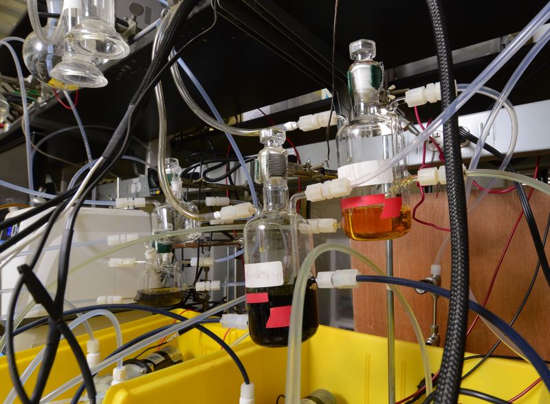 Dettaglio della strumentazione usata per la ricerca