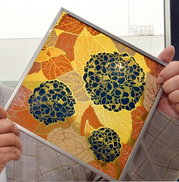 Celle solari organiche dal motivo floreale, ortensia o hydrangea
