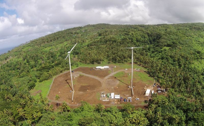 Parco eolico delle isole Samoa