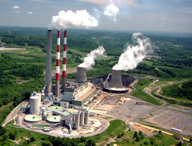 Una centrale elettrica