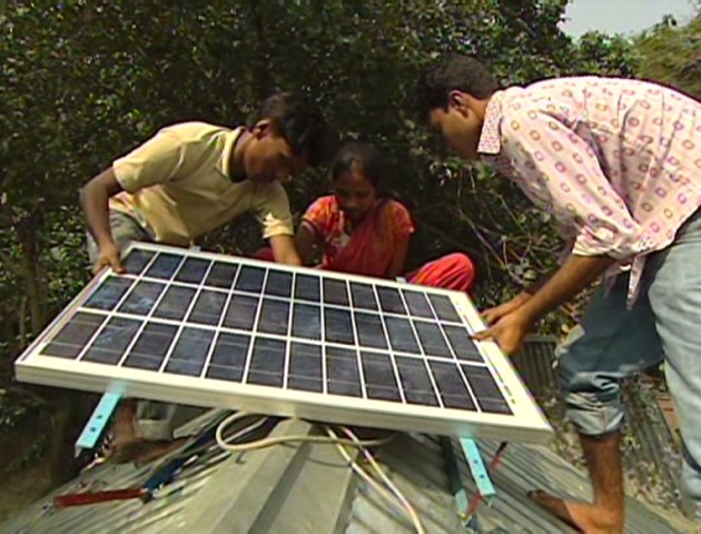 L'installazione di un impianto fotovoltaico in Bangladesh