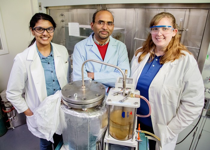 Team di ricercatori dell'Illinois Sustainable Technology Center 