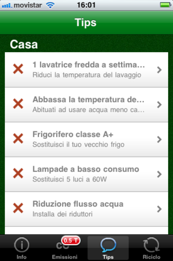 APP PER CALCOLO CO2