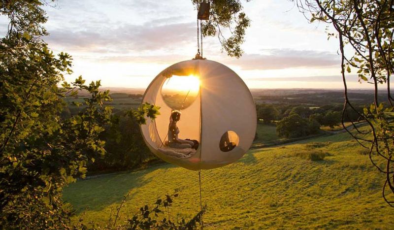 TENDA SFERICA LUCI LED