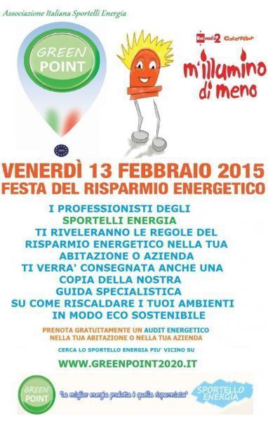 una giornata dedicata al risparmio energetico per l'ambiente 